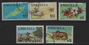 ANGUILLA, 27-31 USED SHORT SET