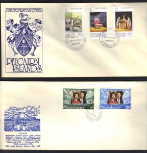 BRITISH COMMONWEALTH-PITCAIRN ISLANDS 1970-90's ROYALTY QUEEN ELIZABETH SILVER