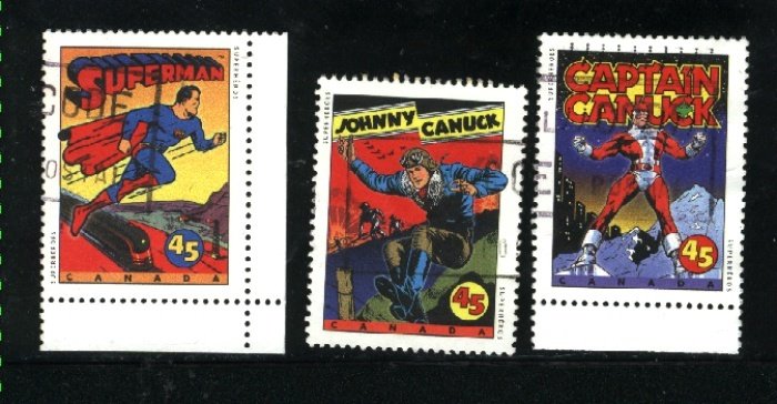 Canada #1579-80, 1582   used VF 1995  PD