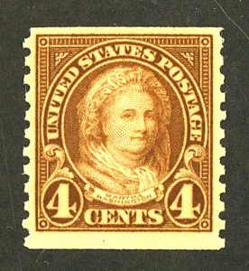 U.S. #601 MINT OG NH