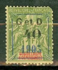 Guadeloupe 52 mint CV $60