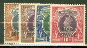 AB: India Chamba O66-9 mint CV $150