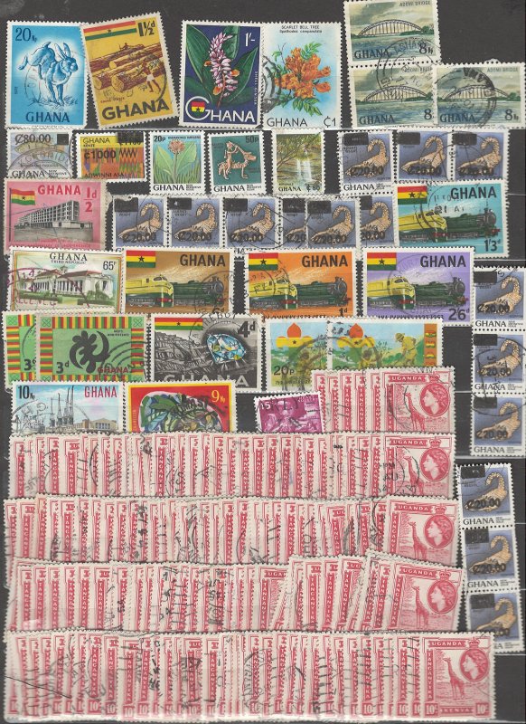 COLLECTION LOT # 02 GB COLONIES IN AFRICA 880 STAMPS CLEARANCE 4 SCAN