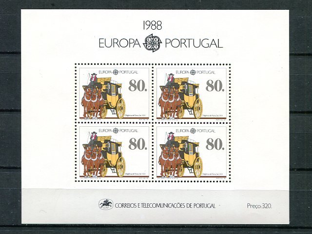 Portugal Europa  1988   Mint  VF NH   - Lakeshore Philatelics