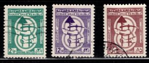 Syria - #474- 476 Peasants Union set/3 - Used