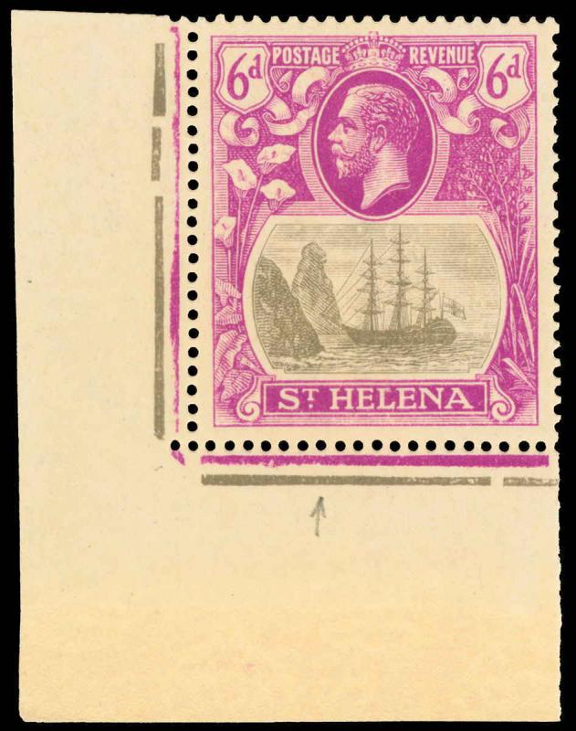 St. Helena Scott 85 Variety 3 Gibbons 104c Mint Stamp