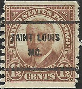 # 686 Used Brown Warren G. Harding