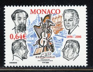 Monaco 2411 MNH,  Philharmonic Orchestra 150th. Anniv. Issue from 2006.