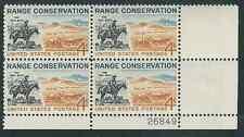 SCOTT # 1176 RANGE CONSERVATION ISSUE PLATE BLOCK POST OFFICE FRESH GEM