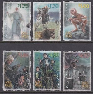 New Zealand 2022 MNH Stamps Scott 3036-3041 The Lord of the Rings