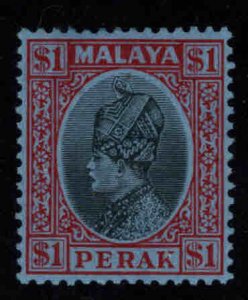 MALAYA Perak Scott 81 MH* Sultan Iskandar stamp