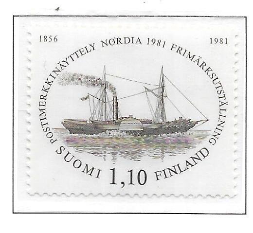 Finland 654 Nordia '81 single MNH