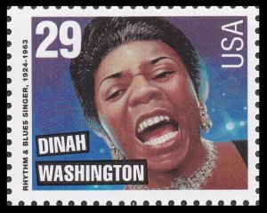 US 2730 Rhythm & Blues Singer Dinah Washington 29c single MNH 1993