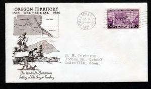 U.S. 1936 # 783 FDC Walla Walla!