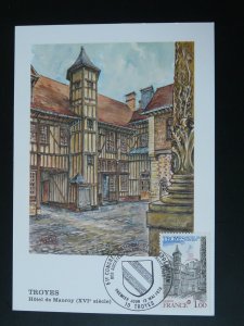 architecture timber framing maximum card France 1978