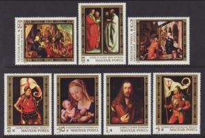 Hungary 2557-2563 Paintings MNH VF