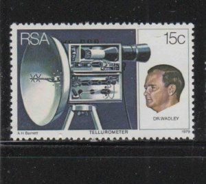 SOUTH AFRICA #515      1979  DR. I.R WADLEY    MINT VF NH O.G