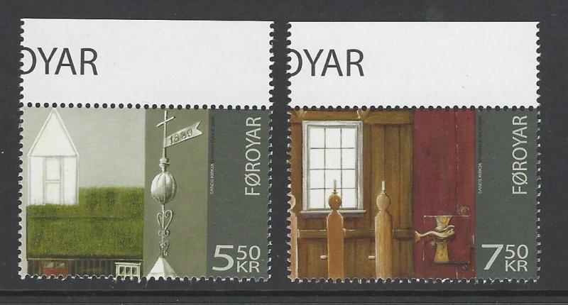 Faroe Islands 2006 Church Sandur VF MNH (478-9)