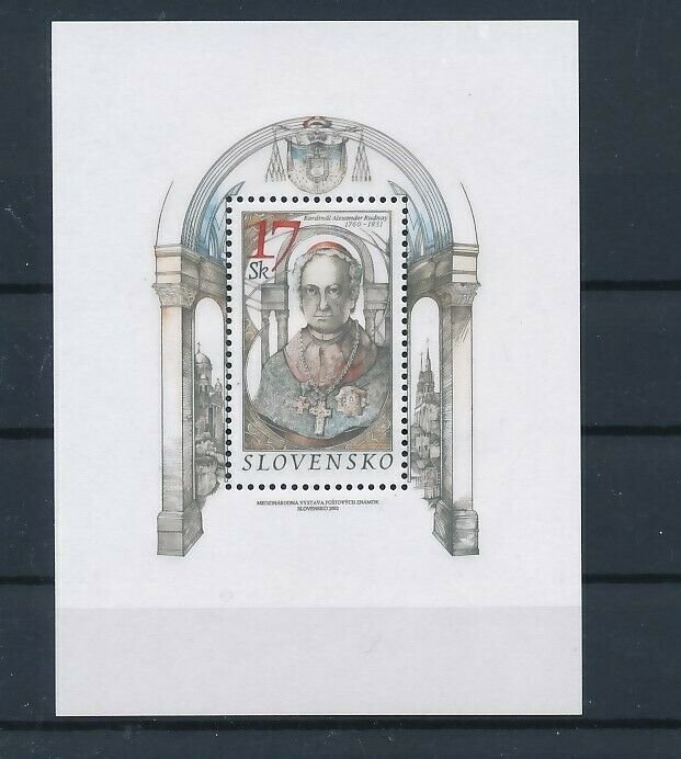 D151349 Slovakia S/S MNH Alexander Cardinal Rudnay Religious Art 