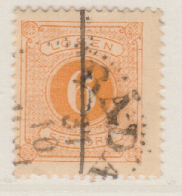 Sweden Postage Due 1874-86 6o Perf 13 Fine Used A13P19F144