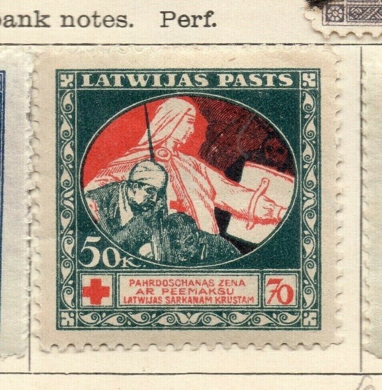 Latvia 1920 Early Issue Fine Mint Hinged 50k. NW-191731