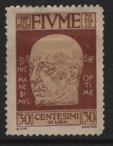 FIUME 91  MINT HINGED  GABRIELE D'ANNUNZIO ISSUE 1920