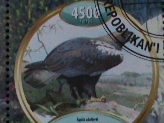 ​MADAGASCAR-2022-PROMOTE-LOVELY BIRDS -CTO-SHEET-EST.$12 VF LAST ONE  CTO SHEET