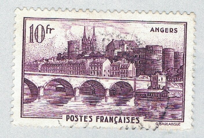 France 421 Used View of Angers 1941 (BP57001)