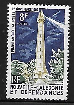 NEW CALEDONIA, 343, MINT HINGED, AMEDEE LIGHTHOUSE