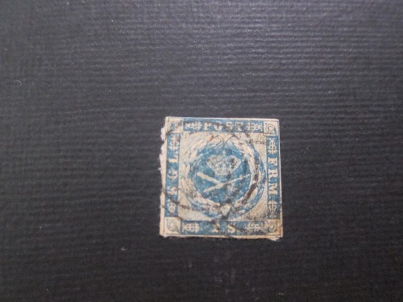 Denmark 1855 Sc 3 FU