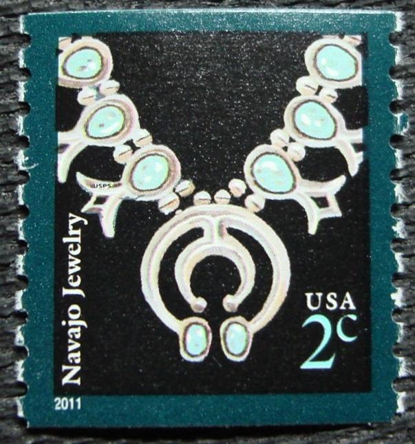 US #3758B MNH Coil Single Navajo Necklace SCV $.25 