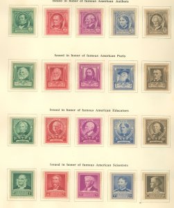 United States #859-893  Single (Complete Set)