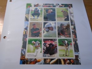 Tajikistan    MNH   Golf