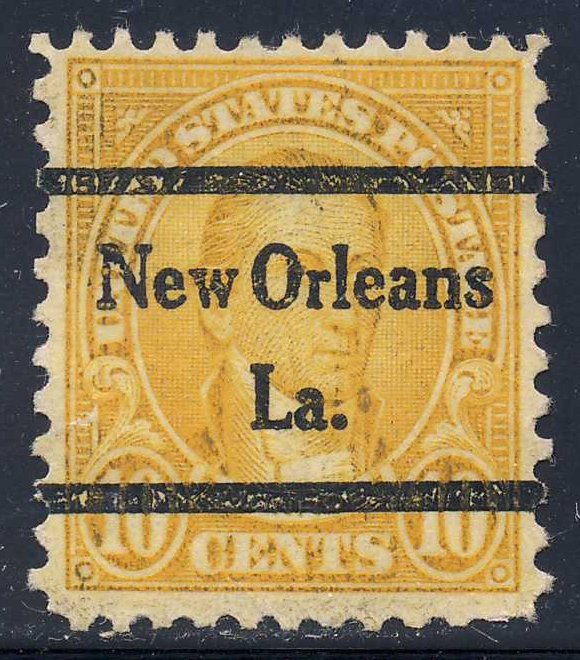 New Orleans LA, 642-44 Bureau Precancel, 10¢ Monroe