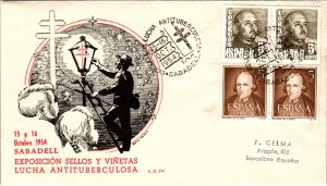 Spain Antituberculosa Exposicion 1954 Cover