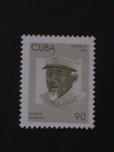 ​CUBA-1996-SC#3757- QUINTIN BANDERA MNH-VF WE SHIP TO WORLD WIDE AND COMBINE