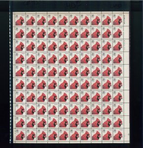 United States 30¢ Cardinal Postage Stamp #2480 MNH Full Sheet