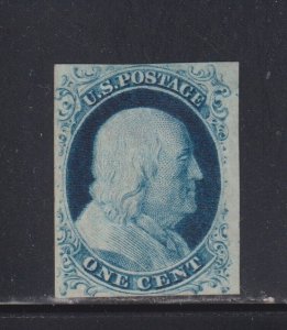 9 VF original gum previously hinged with nice color cv $ 750 ! see pic !