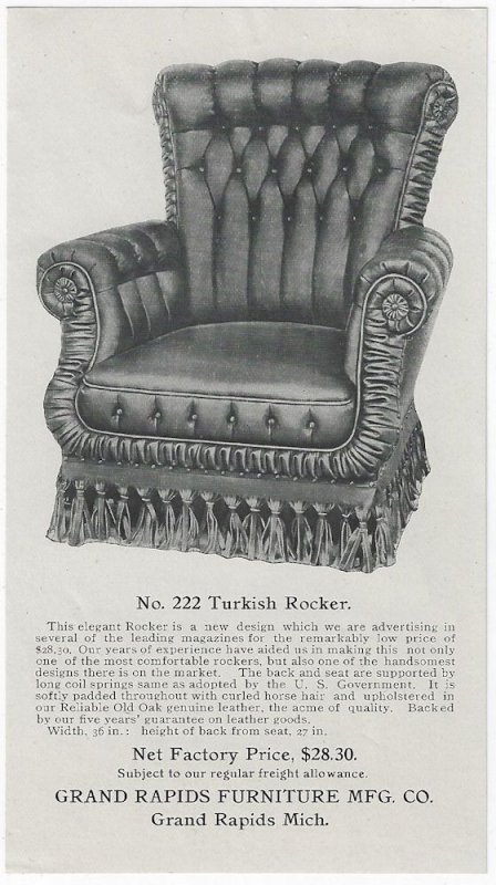 1905 - Grand Rapids Furniture Store Catalog - Ephemera 1125