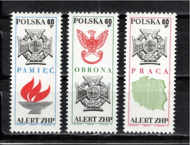 Poland 1969 MNH Sc 1662-4