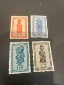 Ruanda-Urundi sc 90,91,92,95 MNH