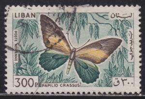 Lebanon C435 Papilio Crassus 1965