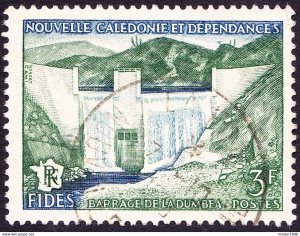 NEW CALEDONIA 1956 3f Dark Blue & Green Economic and Social Development Fund ...