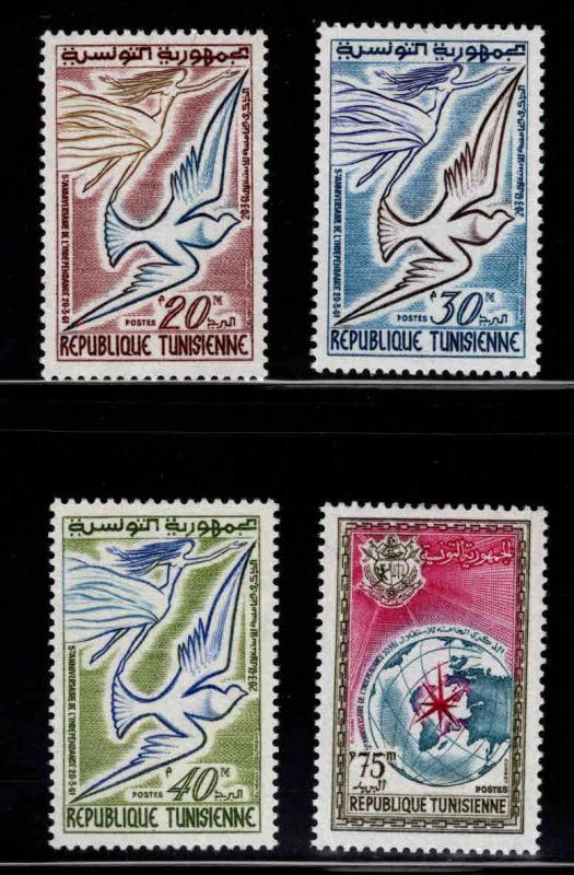 Tunis Tunisia Scott 388-391 MH* stamp set