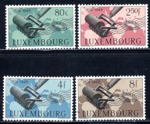 Luxembourg #261-264  Unused   VF  CV $13.00  ....    3600215