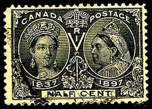 CANADA-f-a-1851-1899 ISSUES (TO 88c) 50  Used (ID # 40985)