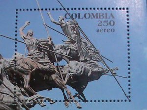 COLUMBIA 1989-SC# C806  LOS LANCEROS-HUMAN RIGHTS-FAMILY - MNH :S/S VERY FINE