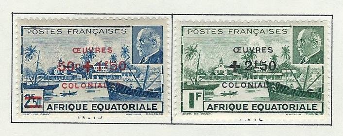 French Equatorial Africa   mh SC  b36-b37