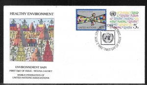 United Nations NY 626 5c Definitive WFUNA Cachet FDC First Day Cover