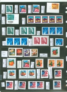 United States #3468A-3550A Mint (NH) Single